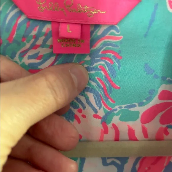 EUC Lilly Pulitzer Ginger Top Size Large - Picture 2 of 6